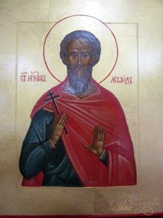 Икона «Св. мученик Леонид»
